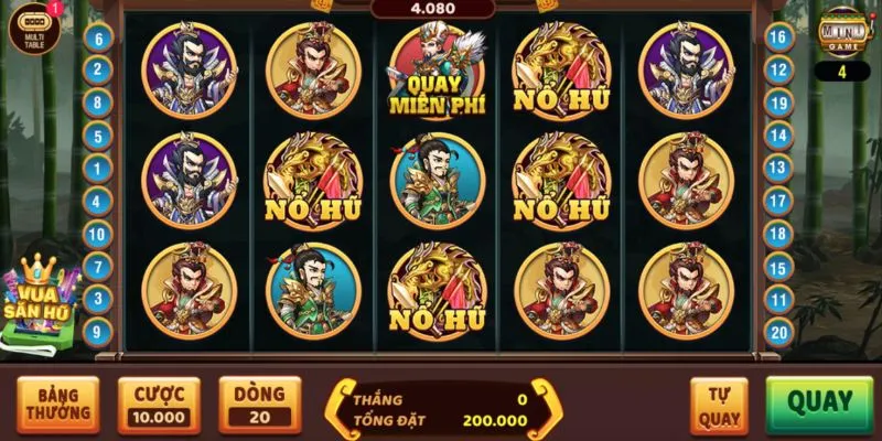 Cách chơi Nổ Hũ Tam Quốc - Mẹo quay hũ dễ trúng thưởng lớn 2 Khám phá các tính năng trong Nổ Hũ Tam Quốc
