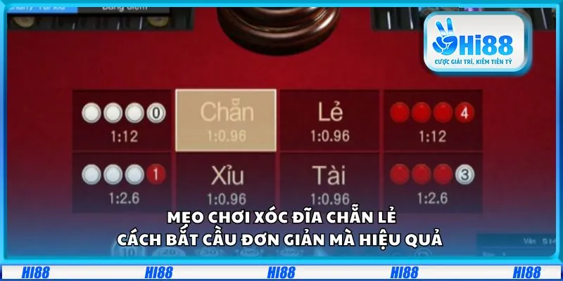 Mẹo chơi Xóc Đĩa chẵn lẻ: Cách bắt cầu đơn giản mà hiệu quả